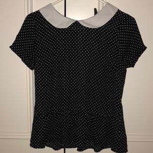 forever 21 polka dot shirt